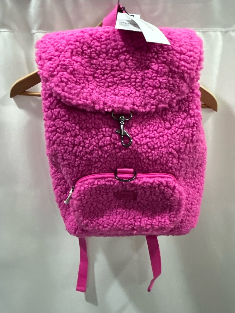 UGG Inara Sherpa Backpack in Hot Pink